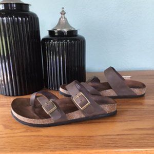 Sonoma Brown Footbed Sandal 7.5M